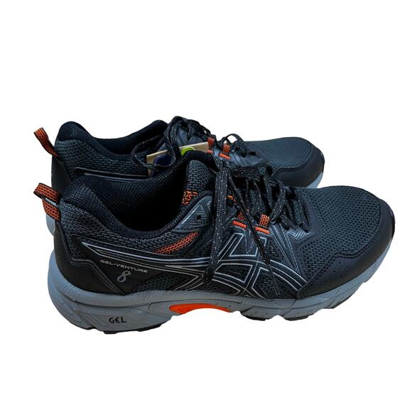 ASICS Gel-Venture 8 Black Sheet Rock Men's Trail Running Shoes Size 7 NWOB - Picture 4 of 10